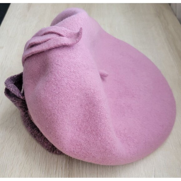 Woolmark Womens Wool Beret Hat - Picture 3 of 6